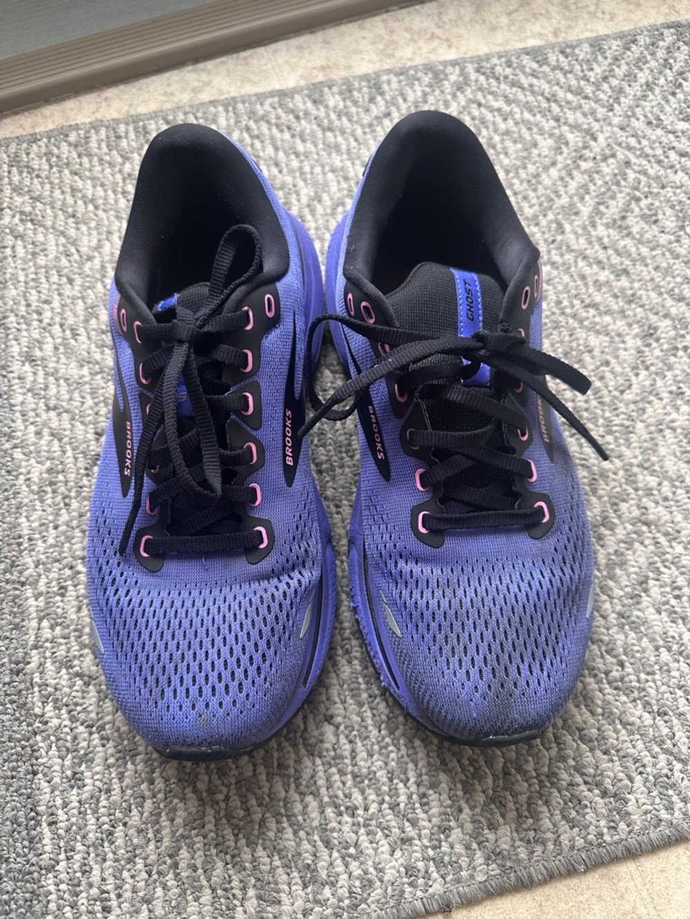 Brooks Ghost 15 Purple Sneakers Shoes Running Walking 1203801B544 Adult Women 9